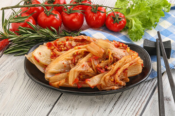 Korean food - spicy Kimchi cabbage