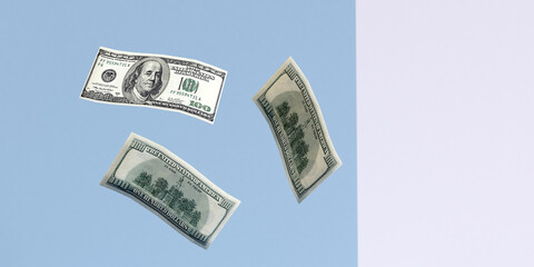 A few hundred dollars 3d illustration