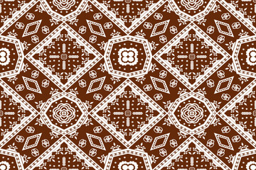 ethnic abstract art tribal seamless pattern Folk Embroidery, ikat Patterns, Aztec Geometric Art Ornament Prints, Carpet Designs, Wallpaper, Clothing, Wraps, Fabrics, Covers, Textiles , background imag