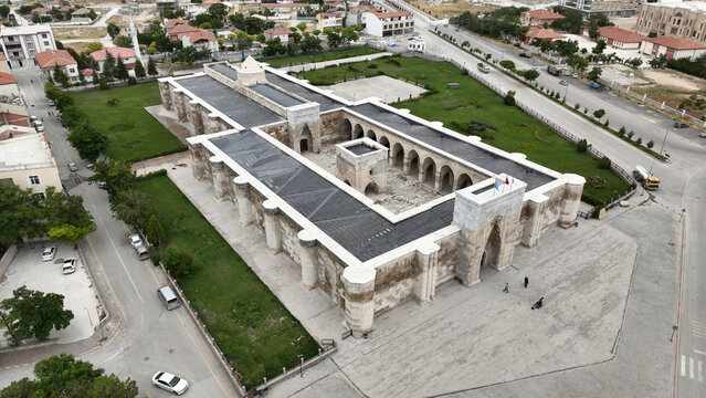 Sultanhani Caravanserai. It is located in Sultanhani district of Aksaray. Caravanserai was built in Seljuk period.
