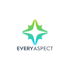 Obraz premium abstract star logo design templates