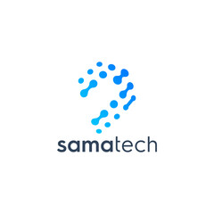 dot and connect logo design templates