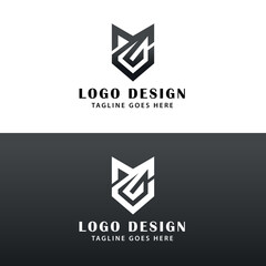 Letter GM Shield logo design