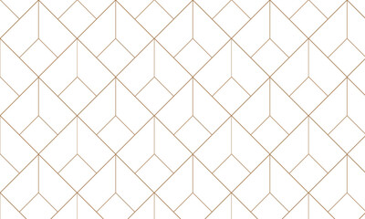 Geometric vector pattern, repeating thin linear square diamond shape and rectangle. Clean design for fabric wallpaper painted. 