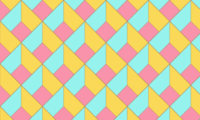 Retro seamless pattern from the 50s, 60s, 70s. Seamless abstract Vintage background in sixties hippie style. Vector illustration
