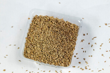 ajwain close up photo texture background