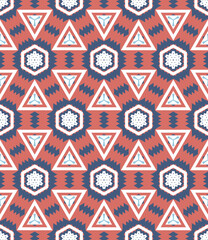 Abstract geometric pattern. A seamless background, vintage texture.	