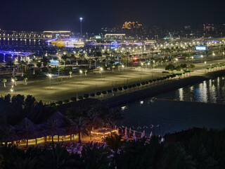 Fototapeta premium Dubai - Modern Architecture at Night