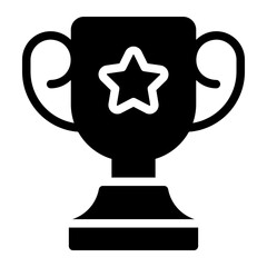 trophy glyph icon