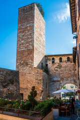 Spello. Ancient atmosphere in the medieval village