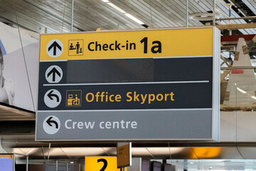 Billboard Check In At Schiphol The Netherlands 2019