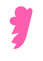 Abstract Blob Pink Shapes