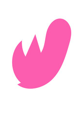 Fototapeta premium Abstract Blob Pink Shapes