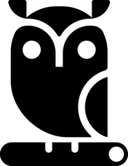 Owl glyph symbol