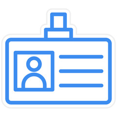 Id Card Icon Style