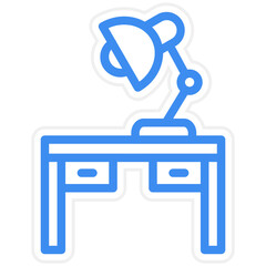 Table Lamp Icon Style