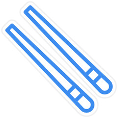 Chopsticks Icon Style