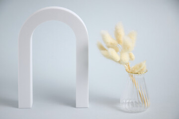 White arch mockup, product presentation