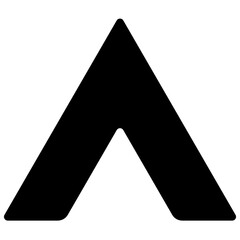 Black Click icon vector isolated transparent  background. Sign Mouse pointer, Arrow illustration for Website design and mobile app development . PNG file.