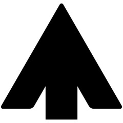 Black Click icon vector isolated transparent  background. Sign Mouse pointer, Arrow illustration for Website design and mobile app development . PNG file.