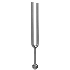 3d rendering illustration of a diapason tuning fork