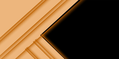 Light brown and black minimal gradient abstract background.
