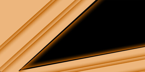 Light brown and black minimal gradient abstract background.
