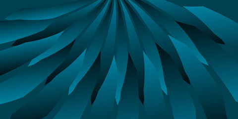 Dynamic tosca blue gradient with 3d style.
