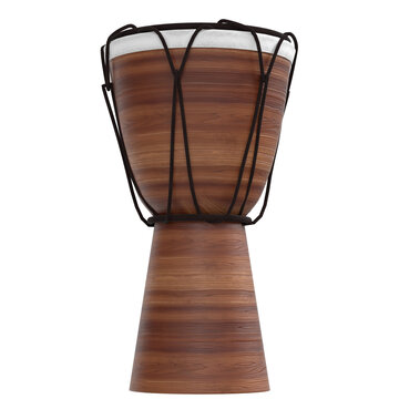 3d rendering illustration of a djembe bongo drum