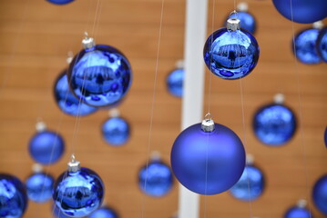 Boues de Noël bleues scintillantes