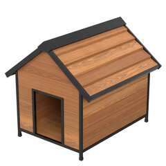 3d rendering illustration of a doghouse