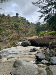 Rivière des galets, île de la Réunion