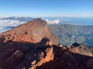 Sommet du Piton des neiges sur l'île de la Réunion