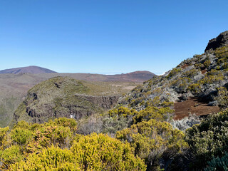 Vue sur la plaine des sables, île de la Réunion