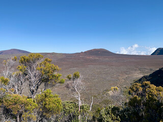Vue sur la plaine des sables, île de la Réunion
