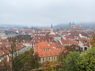 Fototapeta premium プラハ城の街並み