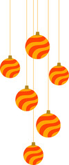 Christmas balls. New Year decoration