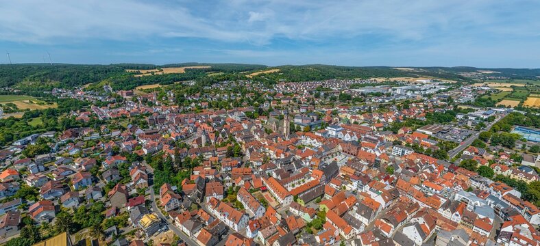 Ausblick auf Tauberbischofsheim und das Taubertal