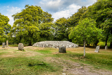North East Cairn, Clava Cairns - obrazy, fototapety, plakaty