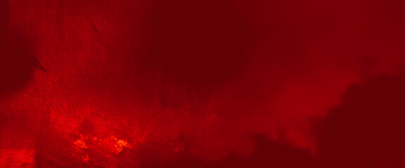 Red grunge textured wall background. Beautiful stylist modern red texture background with smoke. Red grunge old paper texture background. watercolor grunge