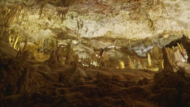 Cave in spain, stalactites, stalagmites and many beautiful formations.