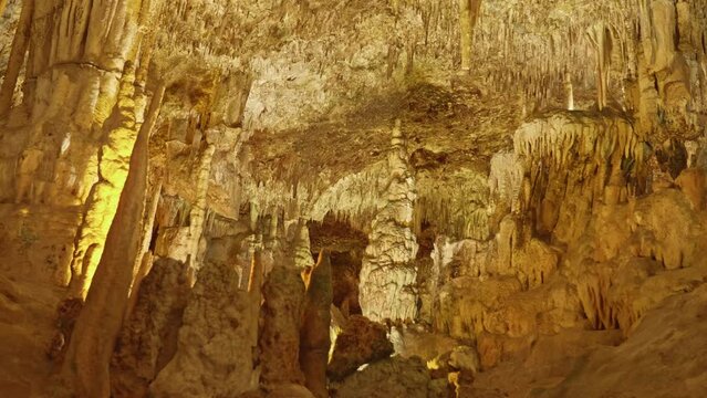 Stalactites and stalacmites from a Cave in Mallorca (Spain)
