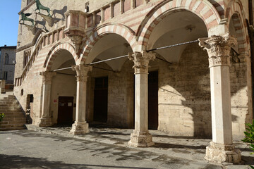 Palazzo dei Priori is one of the best examples in Italy of a public palace from the communal age. It stands in the central Piazza IV Novembre in Perugia.  