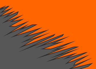 Simple background with diagonal jagged edge pattern and with some copy space area