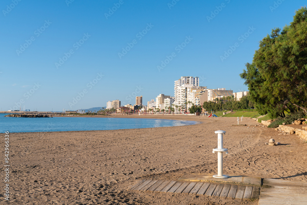 Sticker costa del azahar beach vinaros spain located north of peniscola and benicarlo castellon province