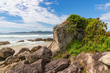 Fototapeta na wymiar Rocks on the beach