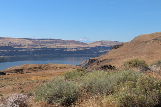 Columbia River Gorge with Mt. Hood