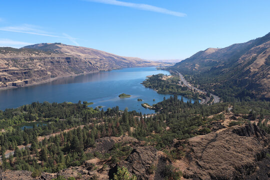 Columbia River from Rowena Crest