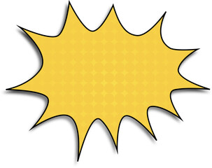 Comic sign clouds. Boom bang, wow and cool speech bubbles. Burst cloud expressions, comics mems humor dialogue bubbles or superheroes speak explode. Template for design - obrazy, fototapety, plakaty