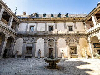 Fototapeta premium Alcazar Palace and fortress of the Spanish kings in the historical part of Segovia. Spain